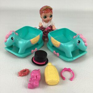 Baby Born Surprise Mini Doll Playset Rocking Horse Princess Zaps Creation Lot